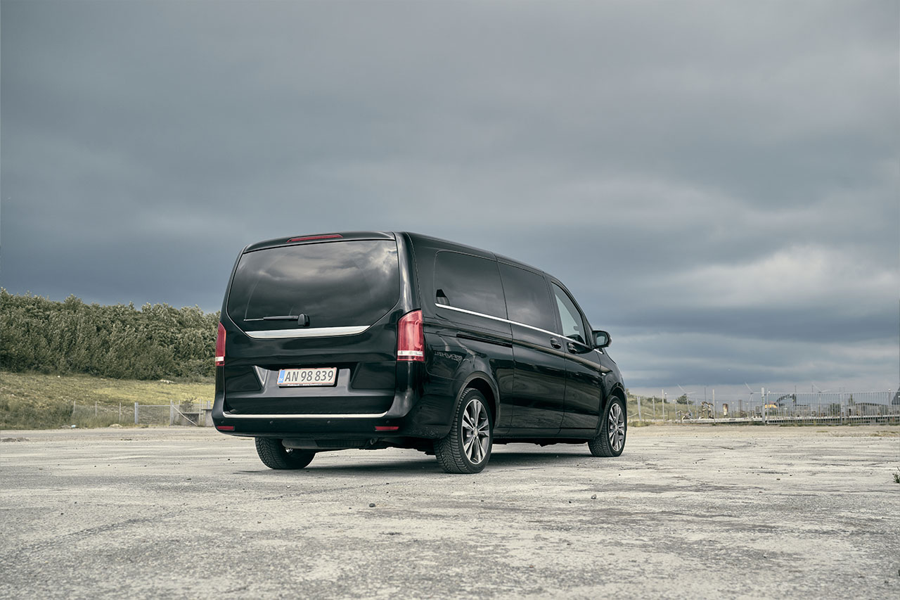 Mercedes Minivan V-Class Chauffeur Service Denmark