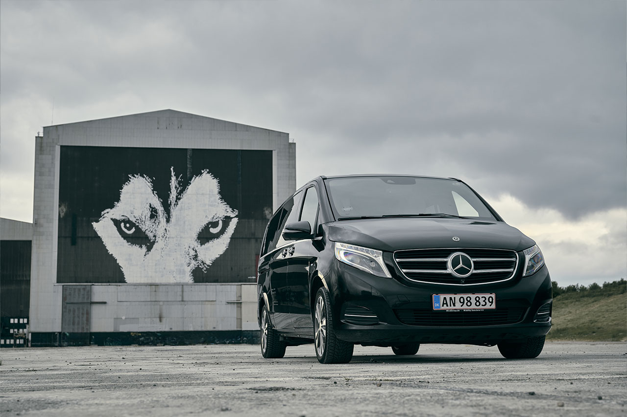 Mercedes Minivan V-Class Chauffeur Service Denmark